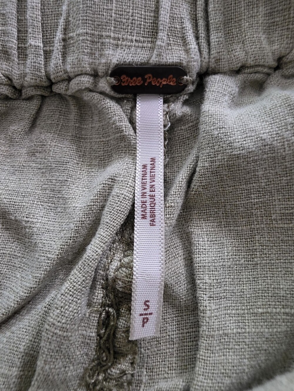 Free People High Road Solid Pull-On Barrel Pants New Without Tags - Picture 5 of 8